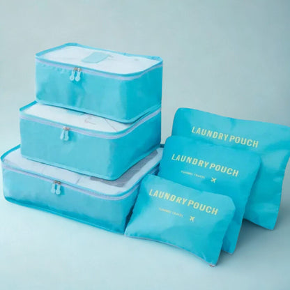 6 Piece Packing Cube Set