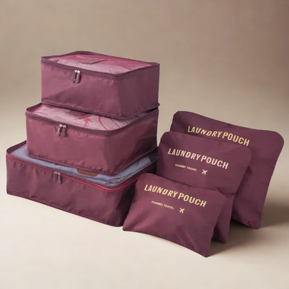 6 Piece Packing Cube Set