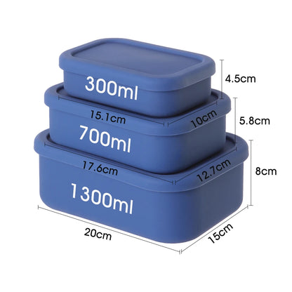 Silicone Bento Lunch Boxes