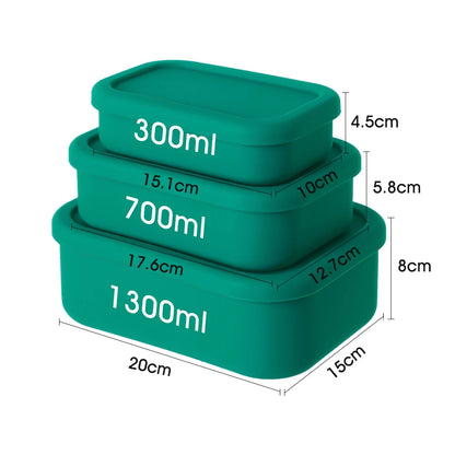Silicone Bento Lunch Boxes