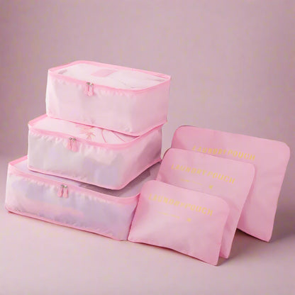 6 Piece Packing Cube Set