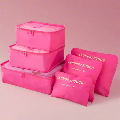 6 Piece Packing Cube Set