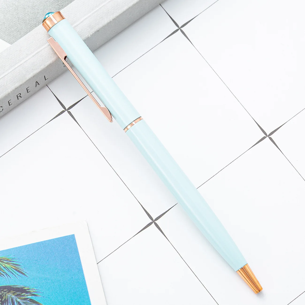 Crystal or Stylus Ballpoint Pen