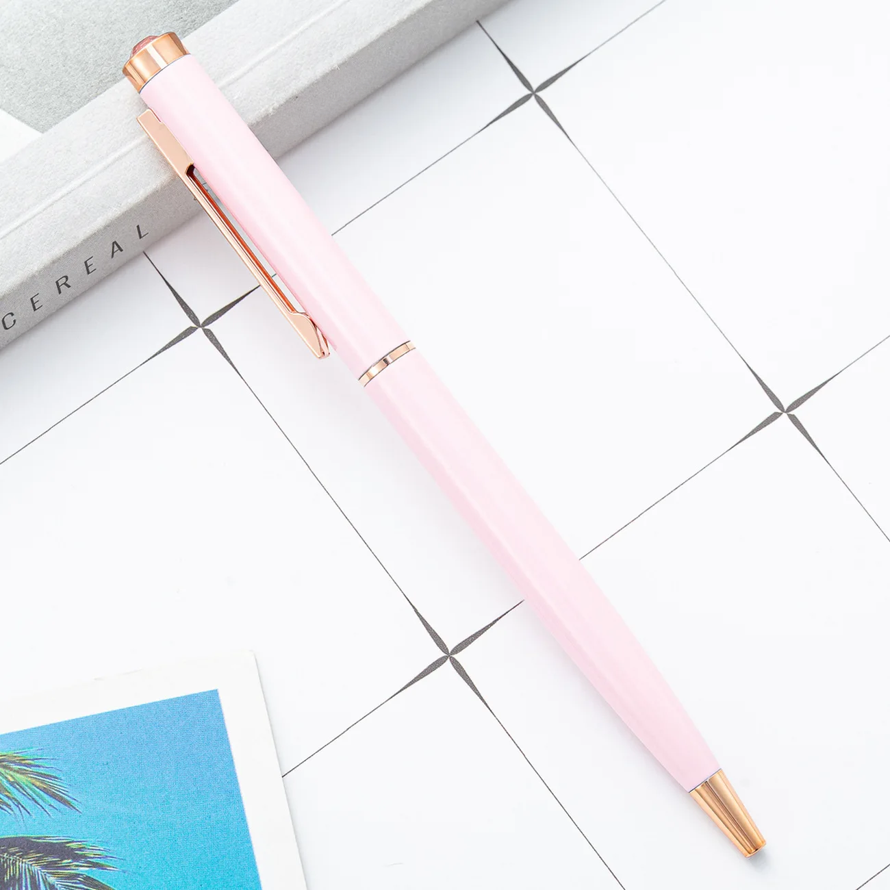 Crystal or Stylus Ballpoint Pen