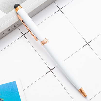 Crystal or Stylus Ballpoint Pen