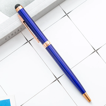 Crystal or Stylus Ballpoint Pen