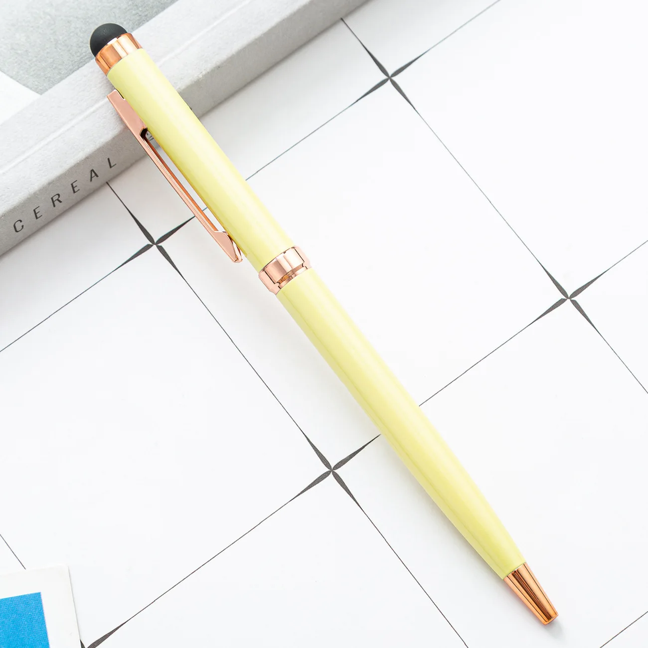 Crystal or Stylus Ballpoint Pen