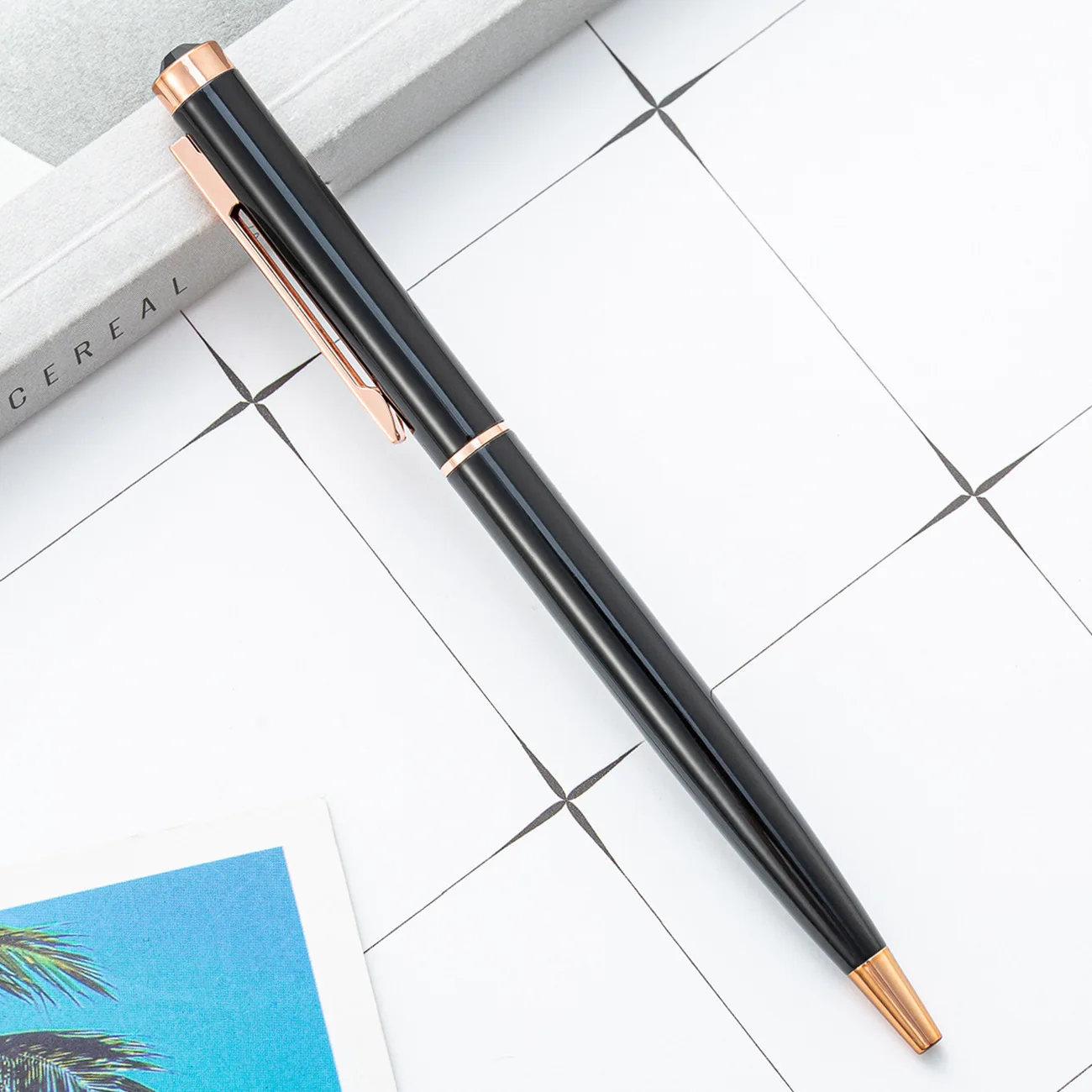 Crystal or Stylus Ballpoint Pen