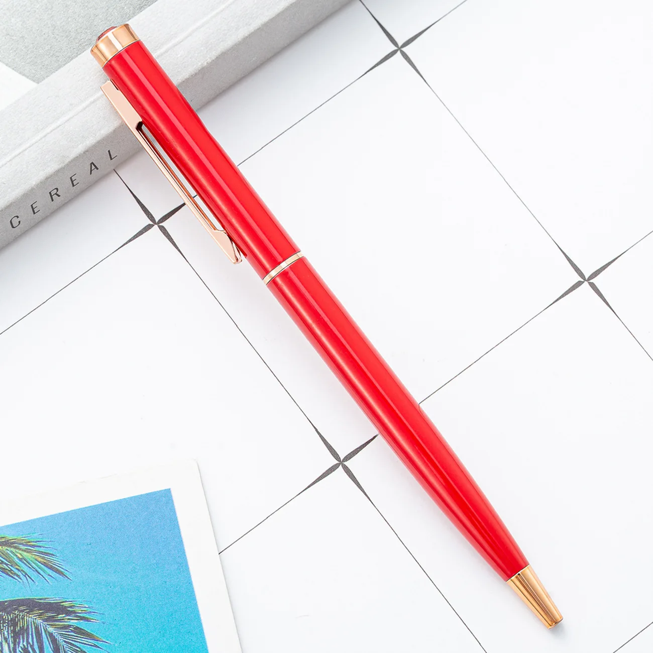 Crystal or Stylus Ballpoint Pen