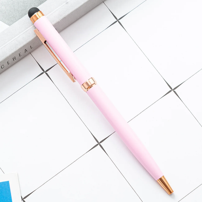 Crystal or Stylus Ballpoint Pen