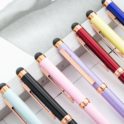 Crystal or Stylus Ballpoint Pen