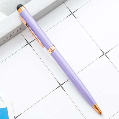 Crystal or Stylus Ballpoint Pen